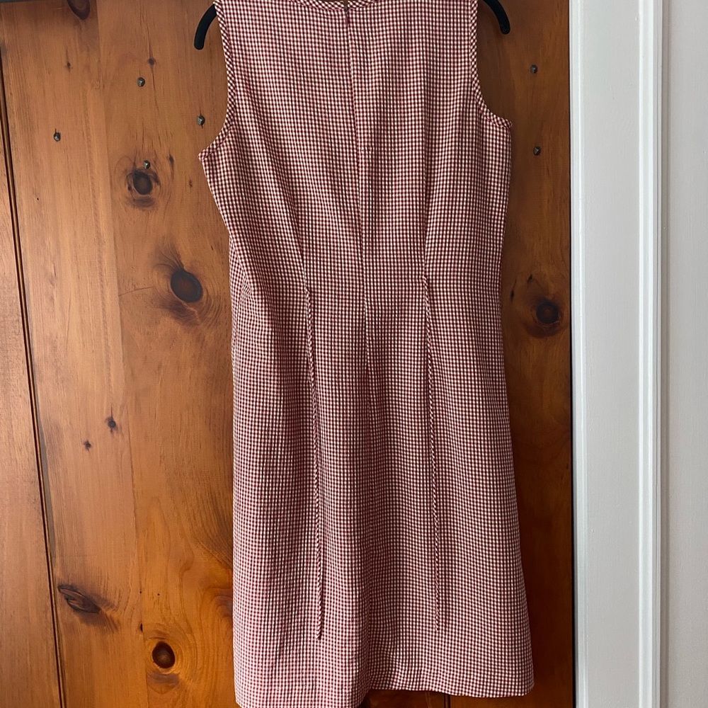 Vintage Red Gingham Dress - Picture 3 of 7